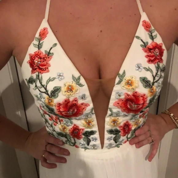 Floral print prom/ homecoming dress - Picture 8 of 10